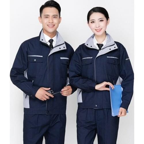 Worker clothing workwear clothes set men women workmen Factory uniform Wear-resistant Repairman Auto car workshop engineer suits