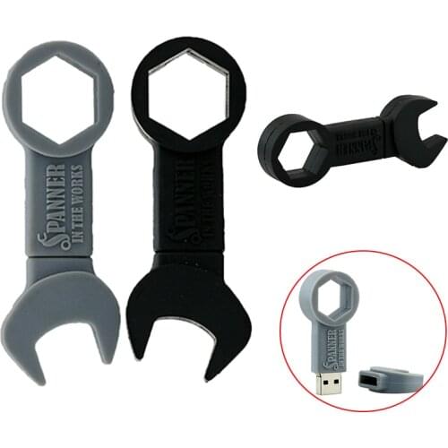 Adjustable Wrench usb 256 64 4 8 gb usb flash drive stick Pendrive Tool pen drive 32GB 256GB 16GB 128GB 64GB personalizado gift