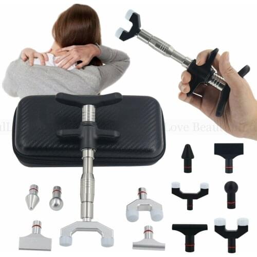 Chiropractic Adjusting Gun Massage Therapy Correct The Spine Correctional Health Care Massager Manual Massage Relaxation Tool