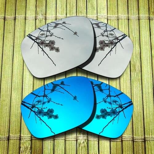 Polarized Replacement Lense For-Oakley Holbrook Sunglasses Frame - Chrome & Blue Combine Options