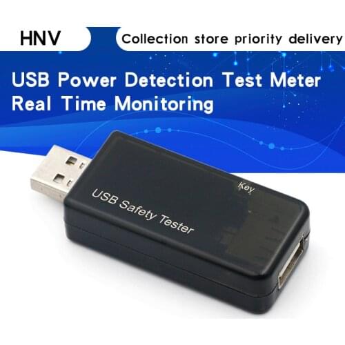 USB Current Voltage Capacity Power Detection Test Meter Instrument Mobile Phone Charger Power Safety Monitor Voltmeter Ammeter