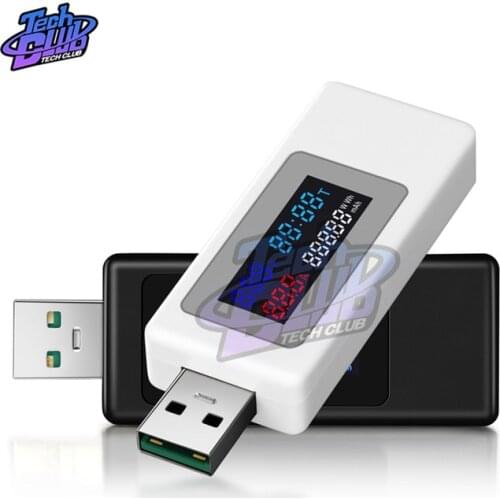 DC4-30V LCD Display USB Tester voltmeter Current Detector Current Voltage Meter energy power bank charger