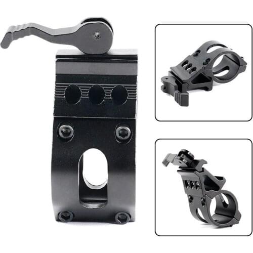 1 Inch 25mm Offset Flashlight Torch Rifle Scope Rail 20mm Mount Picatinny Weaverer Base Gun G3J1