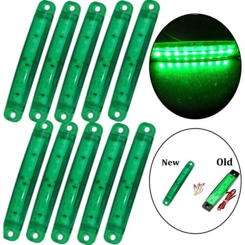 10pcs LED Lights 24v Truck Side Clearance Lamp Tail Reverse Turn Signal Light Truck Trailer Parking Lights For Trailers