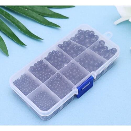 1380Pcs 3mm/4mm/5mm/6mm/8mm DIY Doll Puppet Plastic Black Eyes Sewing Beads Safety Craft For Handmade Teddy Bear Children Kids