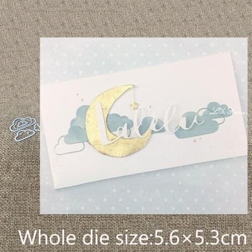 New Design Craft Metal stencil mold Cutting Dies 7pcs clouds decoration scrapbook die cuts Album Paper Card Craft Embossing