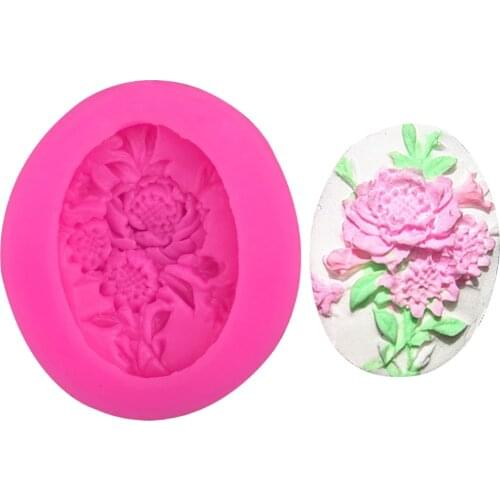 Free shipping Mini chrysanthemum Flowers soap mould chocolate cake decorating tools DIY baking fondant silicone molds T0229