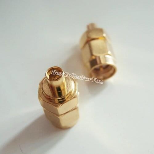 Welcome To Our Shop!1Pcs MMCX Female Jack To SMA Male Plug Straight Connector RF Coax Adapter