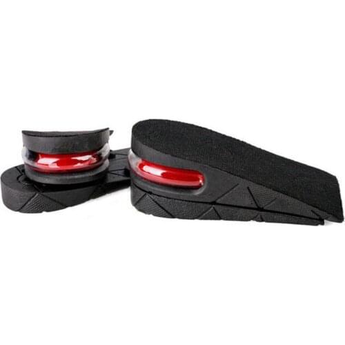 2-Layer 5CM Adjustable Ergonomic Design Air Cushion Invisible Lift Pads soles Height Increase Insole for men women shoes