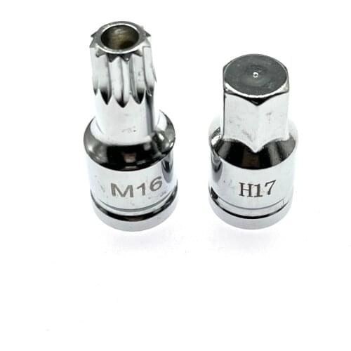 For Volkswagen Audi gearbox bottom oil drain screw disassembly special wrench M16H17 car repair tool