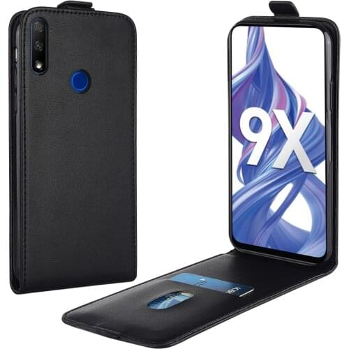 Flip Leather Case for Huawei Honor 9X (Global) STK-LX1 HLK-AL00 Vertical Cover for Honor 9X 9x Global Case Phone Bag