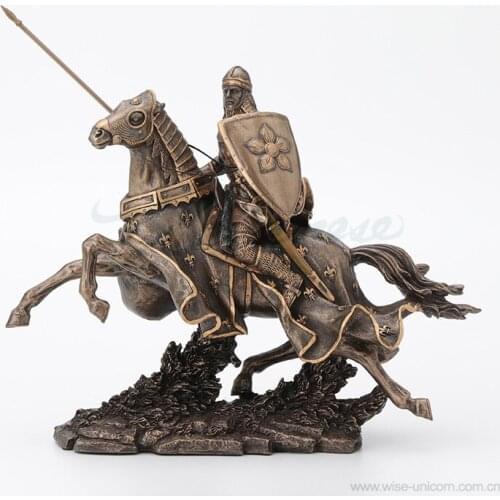 Creative ornaments Armor Knight left hand holds the shield. Birthday decorations Direct Selling in Explosive Factory