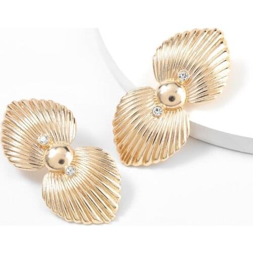 Fashion New Exquisite Stainless Women Earrings Earrings Shell Shape Non-fading Women Mini All-match Ear Studs for Gift