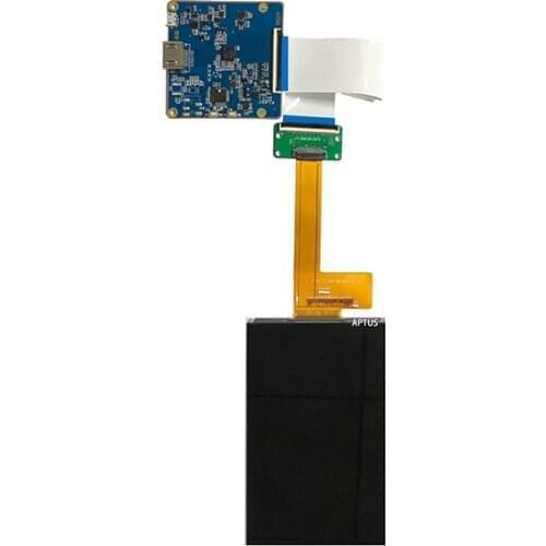 5.96inch 1620*2560 2k Monochrome LCD screen+ HDMI to MIPI driver controller for 405nm UV DLP SLA 3D Printer 8% High Transmittan