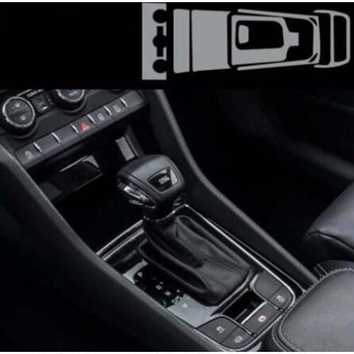 DNHFC FOR Skoda Kodiaq 2018 2019 Central control panel film TPU transparent protective film Car Accessories