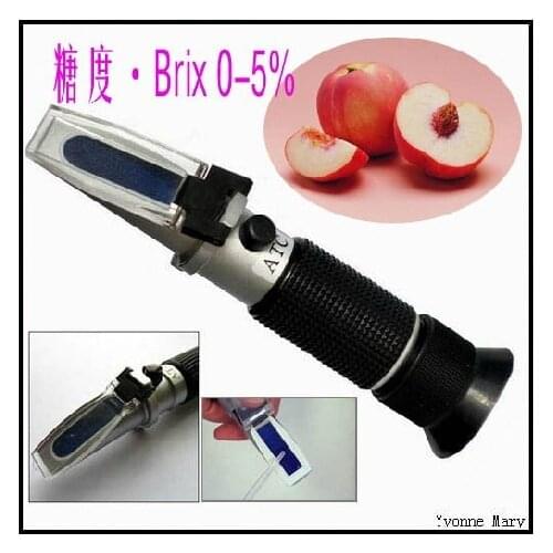 Handheld brix Honey Refractometer brix 0~5% Tester Meter Measuring Instrument Tools Drop Shipping