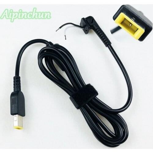 DC Tip Plug Connector Cord power Cable For Lenovo IdeaPad Yoga 13 Square Connector Charger Laptop adapter pc cable notebook