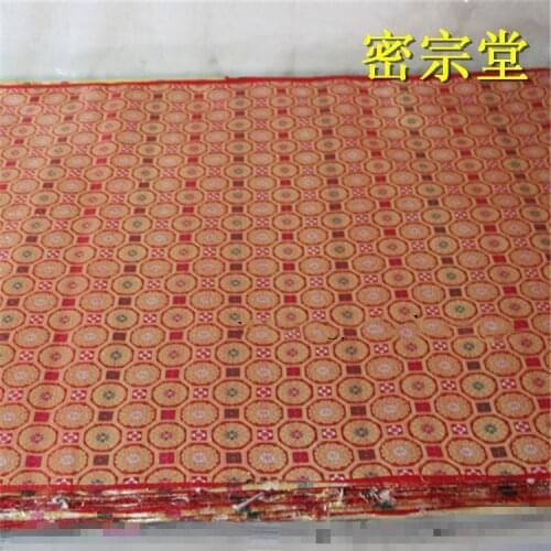 Cloth Tibetan Decoration Buddhist Supplies Rich Flower Fabric High-grade Cloth Brocade Fabric