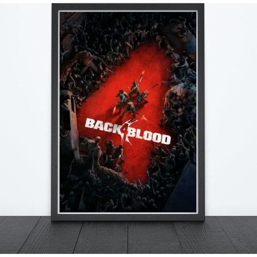 Back 4 Blood Video Game Canvas Poster Home Wall Painting Decoration (No Frame)