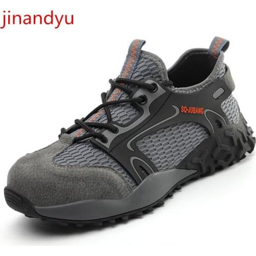 Safety Work Shoes Construction Men Outdoor Steel Toe Cap Shoes Men Puncture Proof High Quality Lightweight Safety Boots Women