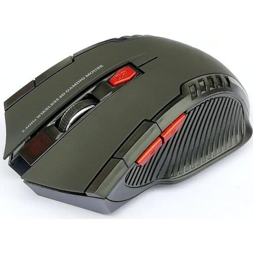 2000DPI 2.4GHz Wireless Optical Mouse Gamer for PC Gaming Laptops New Game Wireless Mice with USB Receiver Drop Shipping Mause