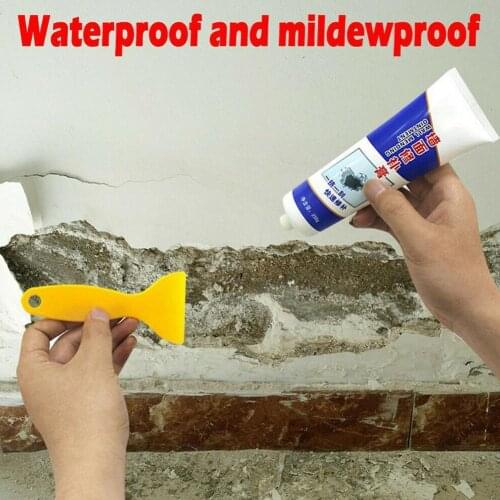 250g Waterproof White Latex Paint Wall Repair Cream Patching Wall Repair Tools Wall Viscous Repair Paste Strong For Home C7M8
