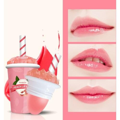 4 Color Lip Balm Ice Cream Drink Bottle Lipstick Temperature Color Changed Moisturizing Korean Cosmetics Long Lasting Lip Balm