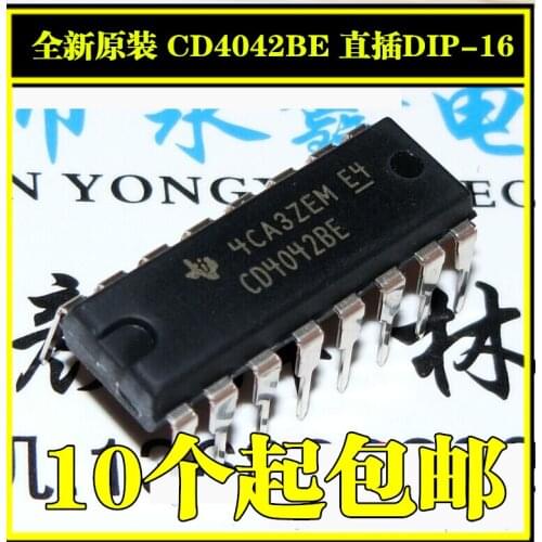 5/PC NEW Brand New & Original Cd4042be Cd4042 Direct Plug Dip-16 Hef/Hecf Four-Latch D-Type Trigger