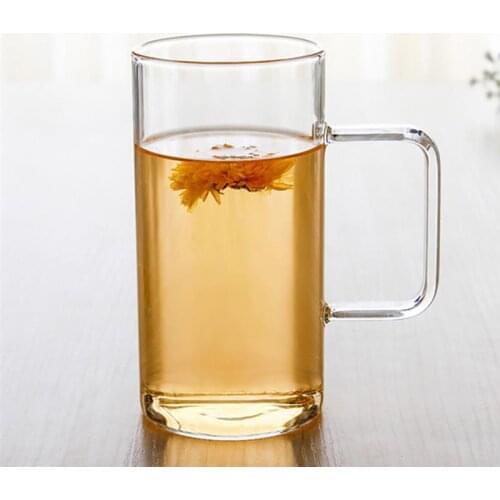 700ml Coffee Mug Handmade Heat Resistance Clear Glass Coffee Mug Tea Milk Juice Cup Water Beer Drinking Mug Office Drinkware