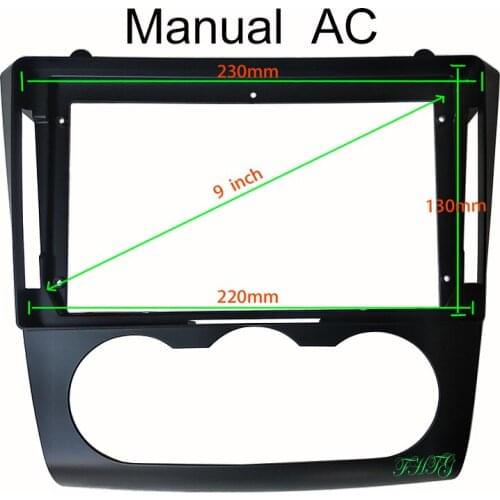 9 INCH Car Audio Frame GPS Navigation Fascia Panel Car dvd Plastic Frame Fascia is suitable for 2006-2012 Nissan Altima