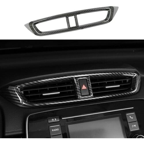 Car Central Console Air Condition Vent Outlet Cover Frame Cover Trim Accessories for Honda CRV 2017-2021
