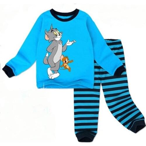 Children Cotton Pajamas For Girls Pajama Sets Girls Pyjamas Kids Underwear Sleepwear Baby Boys Nightwear Pijamas for Kids 2-8T
