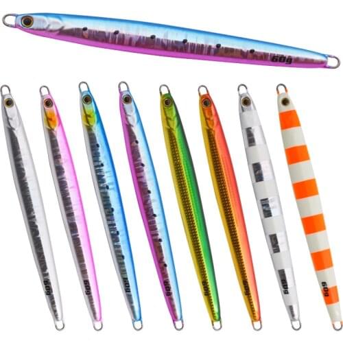 FUNADAIKO 5pcs/lot micro jig lead jig artificial fishing jig Metal jig Jigging lure slow jig fishing jig lure 20g micro jig