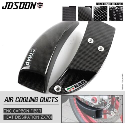 Carbon Fiber Air Ducts Brake Cooling Mounting kit Air Cooling Ducts System For APRILIA Dorsoduro 900 2017-2019 CAPONORD 1200