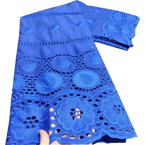 SJ Lace African Dry Cotton Lace Fabric 2021 High Quality Embroidery Swiss Voile Lace In Switzerland Nigerian Lace Fabric TY5-26