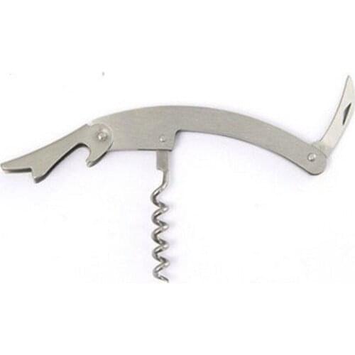Multifunction Wine Opener Stainless Steel Bottle Opener Handle Professional Wine Opener Portable Screw Corkscrew Wine Tools