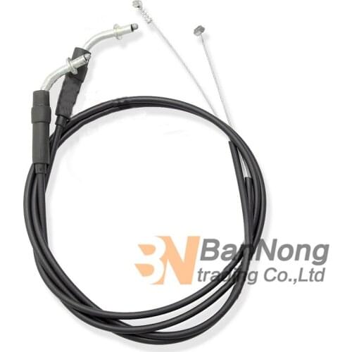 Motorcycle Throttle Oil Cables Line Accelerator Cable For Harley FLSTF FAT BOY