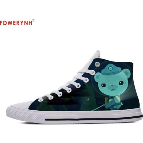 Mens Womens Casual Shoes For WoThe Octonauts Barnacles 3D Prink Customized Breathable Male Brand Men Shoes
