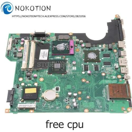 NOKOTION For HP DV5 DV5-1000 Laptop Motherboard PM45 DDR2 GeForce 9600M Graphics DAQT6AMB8G0 482870-001 504641-001