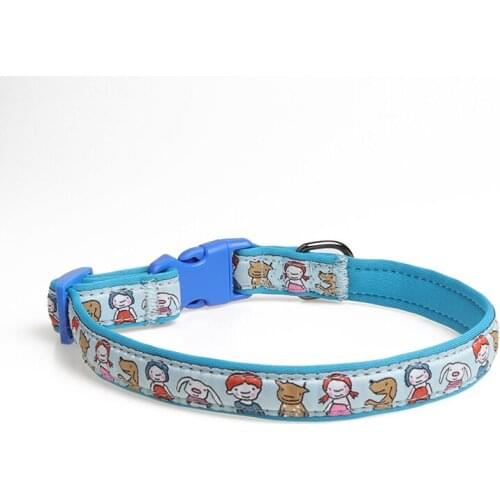 20PCS / LOT Diving Cloth Pet Collar Personalized Cartoon Prints Dog Collar Pet Accessories