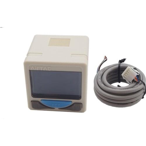 AirTAC type Pneumatic Vacuum Suction Gauge Electronic Pressure Gauge with Digital Display on/off DPSN1-010/DPSP-10030