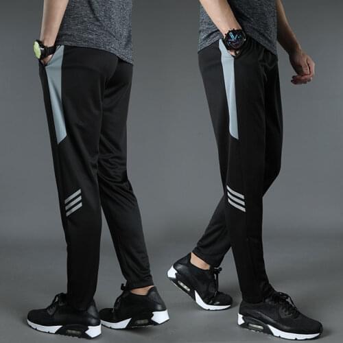 Sports Jogging Running Training Pants Men Slim Football Pants Breathable Basketball Gym Fitness Training Leggings Pants Trousers