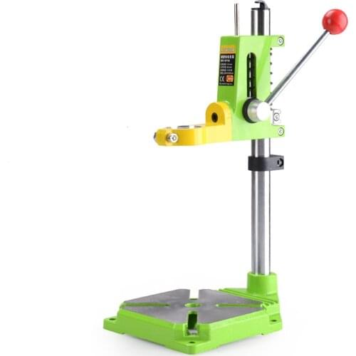 Bench Drill Stand/Press Mini Electric Drill Carrier Bracket 90 Degree Rotating Fixed Frame Workbench Clamp