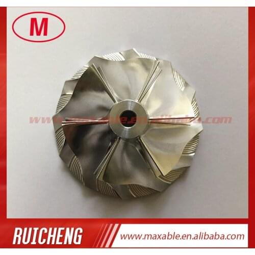 TD025 9T-SB 33.83/44.01mm 6+6 blades turbocharger billet/milling/aluminum 2618 compressor wheel for 49173-02401