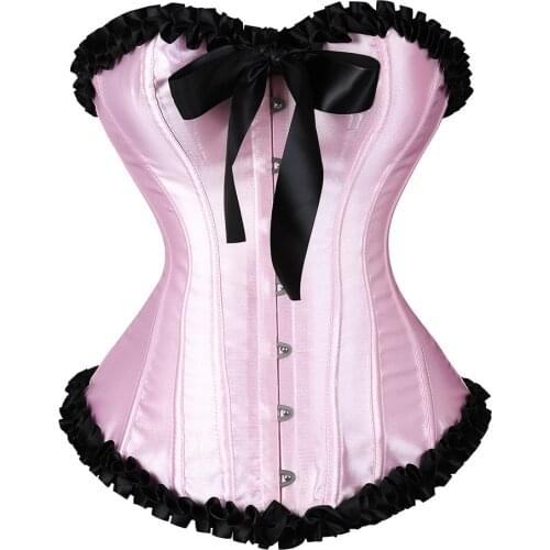 Corset Top Gothic Clothing Corset Belt Polyester Bow WOMEN Bustiers & Corsets