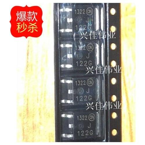 10PCS New MJD122G J122G TO252 8A / 100V NPN Darlington