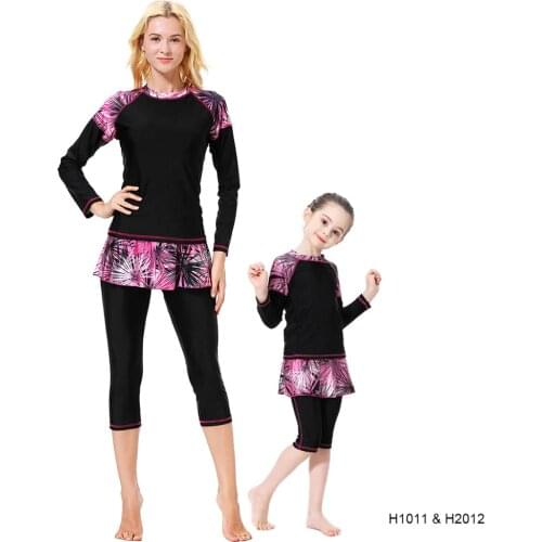 3 PCS Muslim Swimwear Burkini Modest Bathing Suit Islamic Swimsuit for Women for Girls