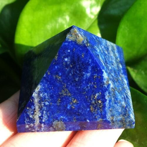 45-50MM Lapis lazuli healing natural quartz pyramid
