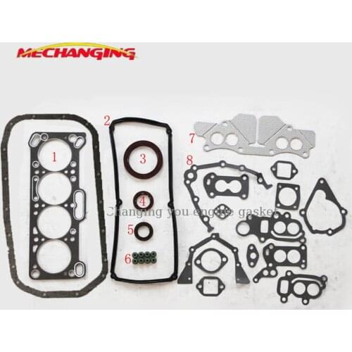 4G15 G15B G4AJ G4DJ FOR MITSUBISHI LANCER PROTON SAGA HYUNDAI PONY Overhaul Package Engine seal Gasket Engine Gasket MD997237