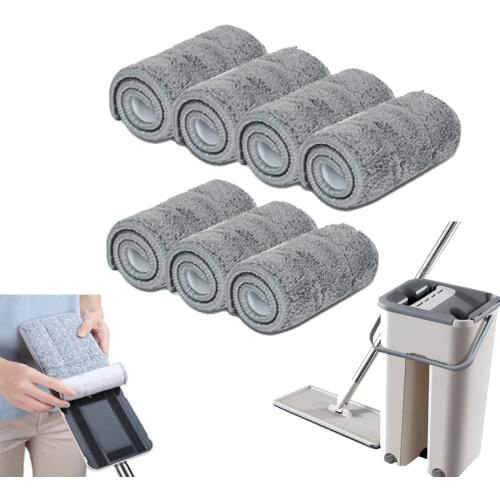 5/7/10PCS Microfiber Floor Mop Cloth Replace Rag Self Wet and Cleaning Paste Dry Home Bathroom Mop Pad Rags